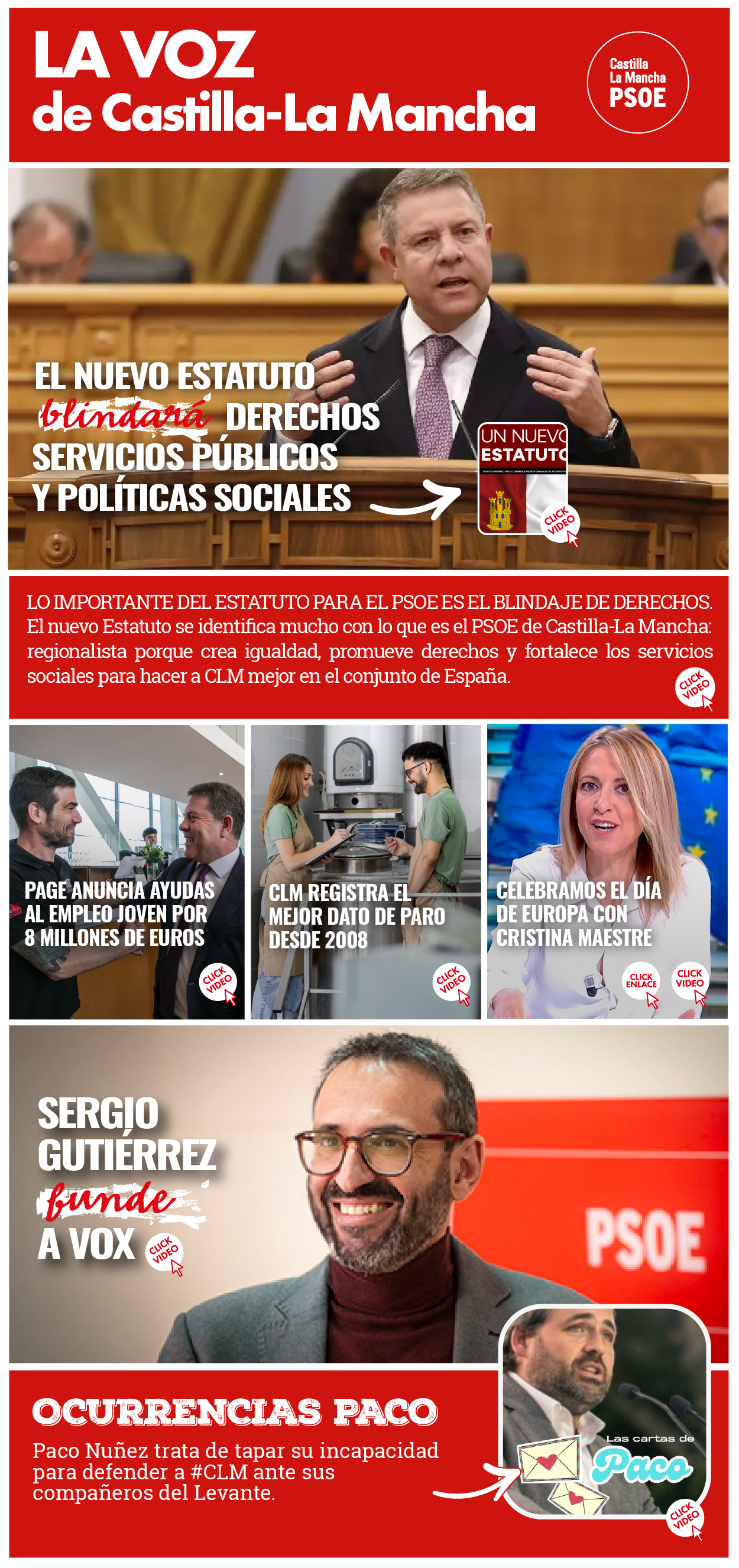 Newsletter PDF La Voz de Castilla-La Mancha