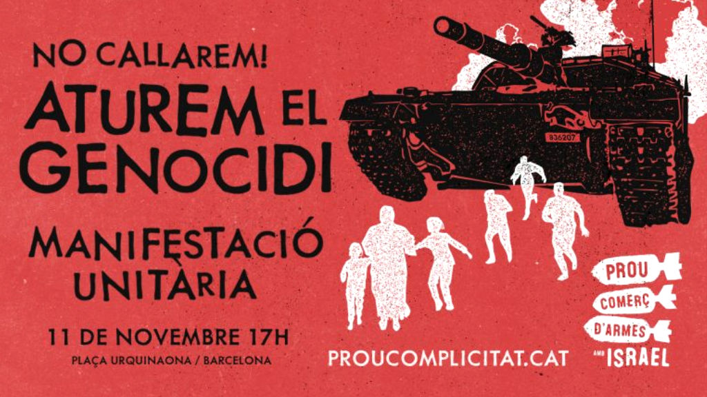 Manifestació “No callarem! Aturem el genocidi!