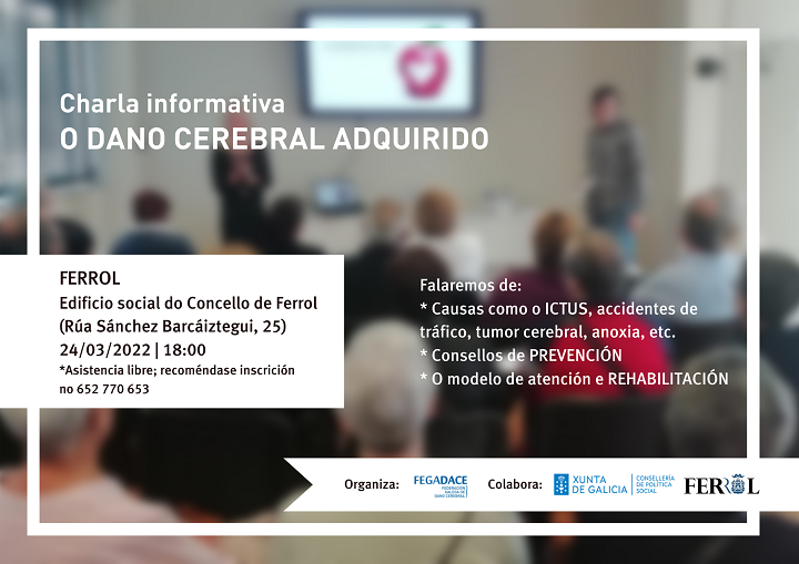 Charla sobre o dano cerebral en Ferrol