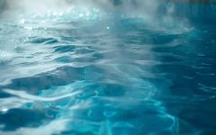 floating