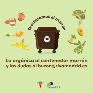 Implementación completa del contenedor marrón