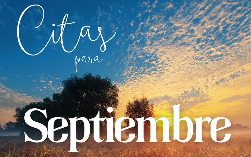 Septiembre. Citas medioambientales