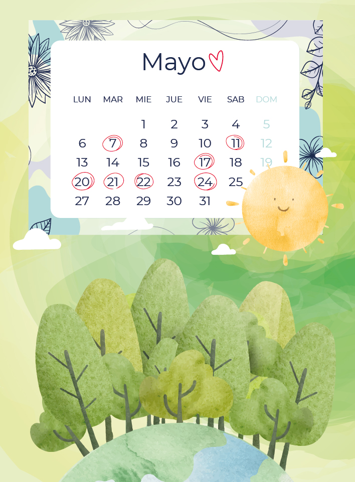 Mayo. Citas medioambientales