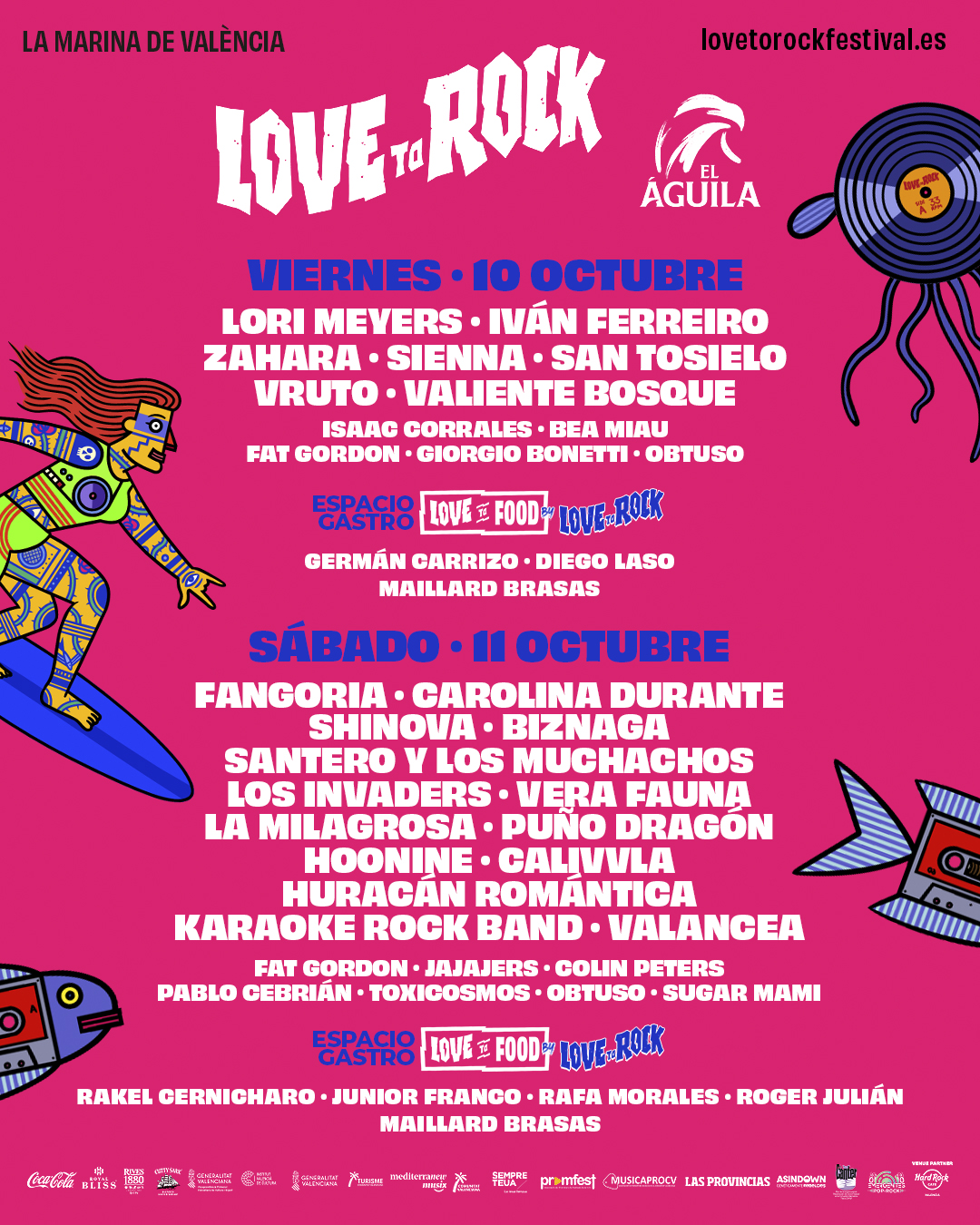 Cartel por días de Love to Rock 2025
