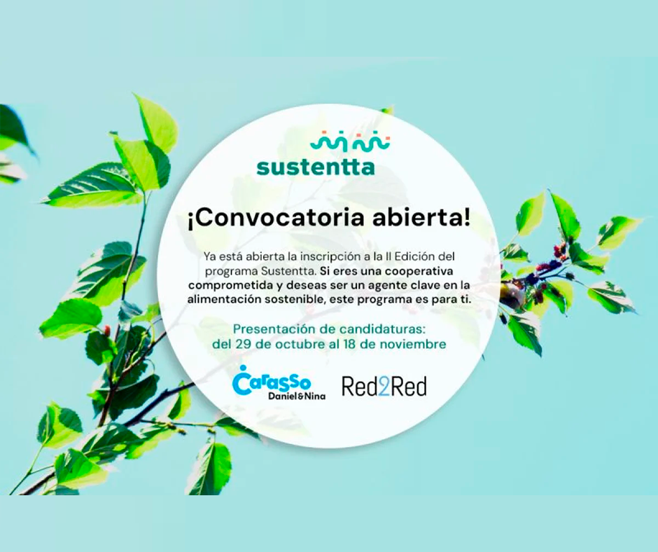 Abierta la II convocatoria de Sustentta para las cooperativas agroalimentarias