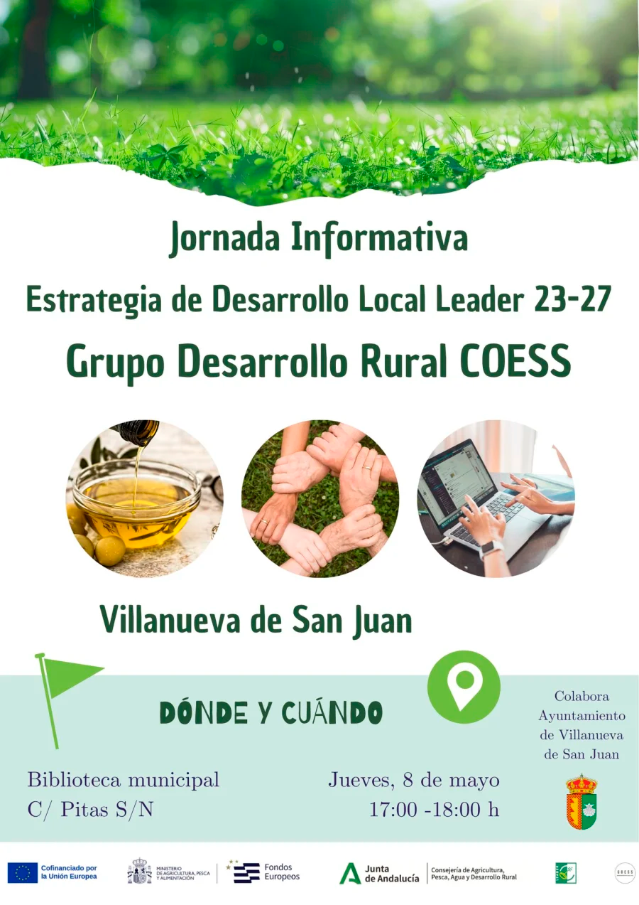 Jornada informativa sobre Estrategia de Desarrollo Local LEADER 2023-2027