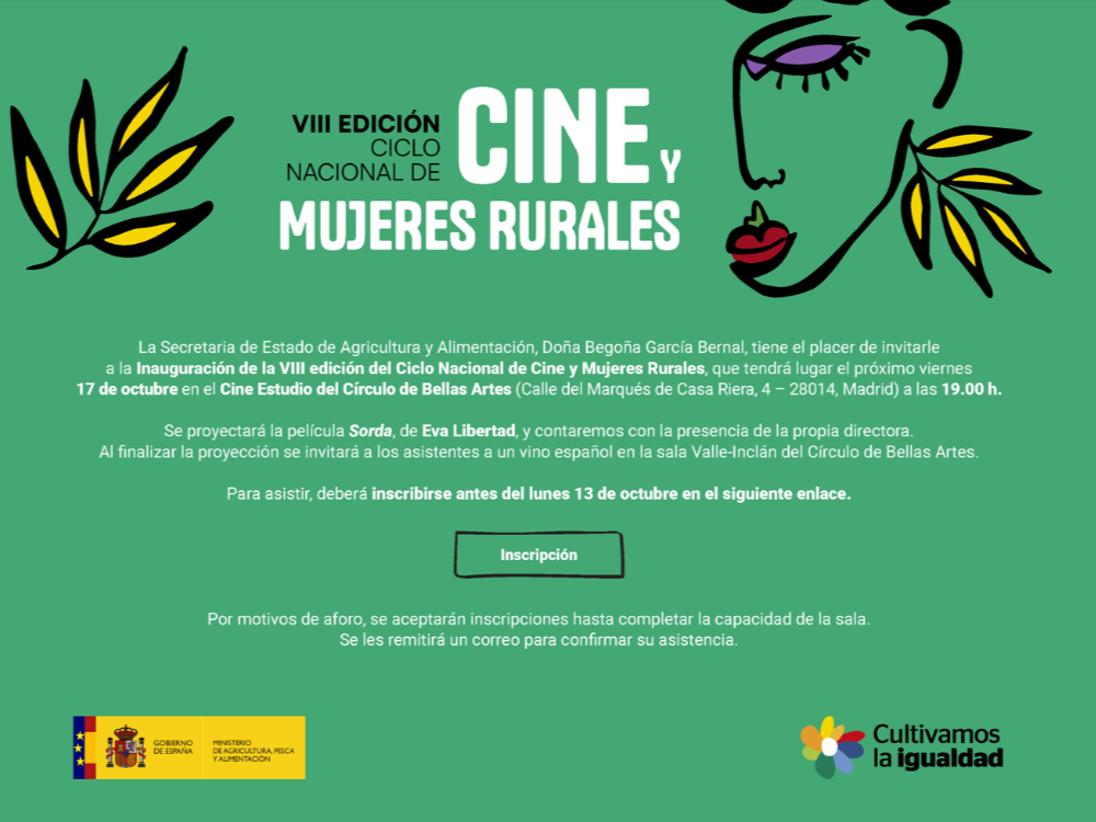 VIII edición del Ciclo Nacional de Cine y Mujeres Rurales