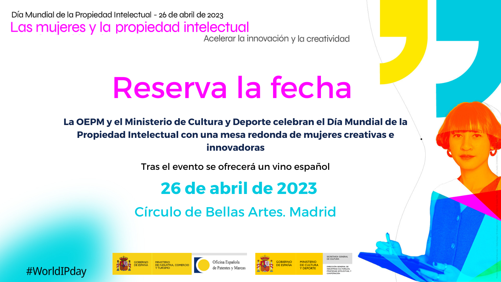 'Las mujeres y la PI: Acelerar la innovación y la creatividad'