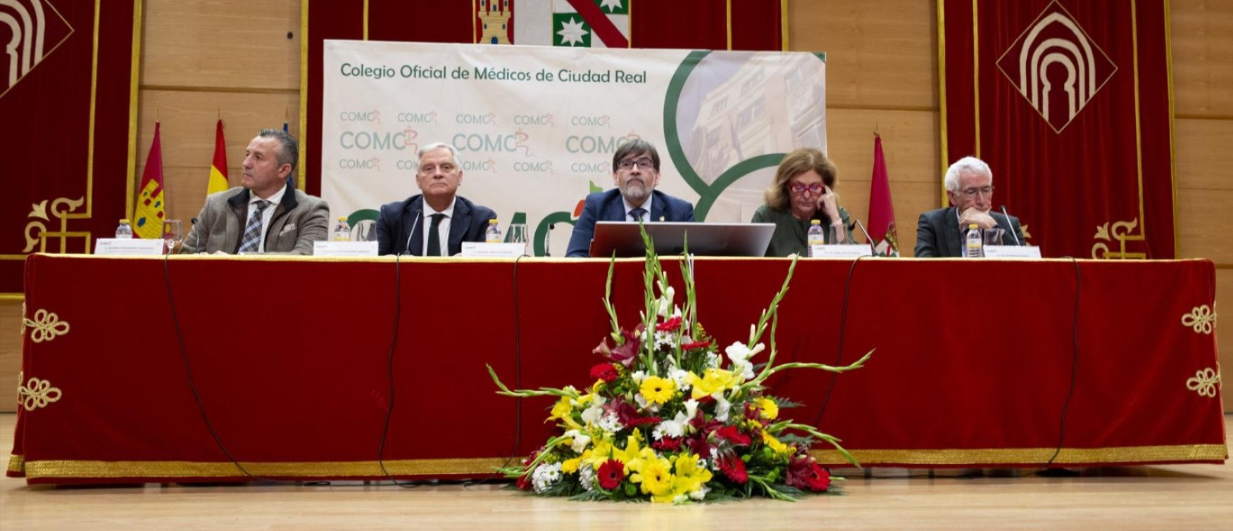 Masks hanging on a clothes line.