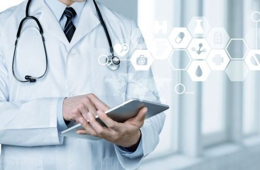 Masks hanging on a clothes line.