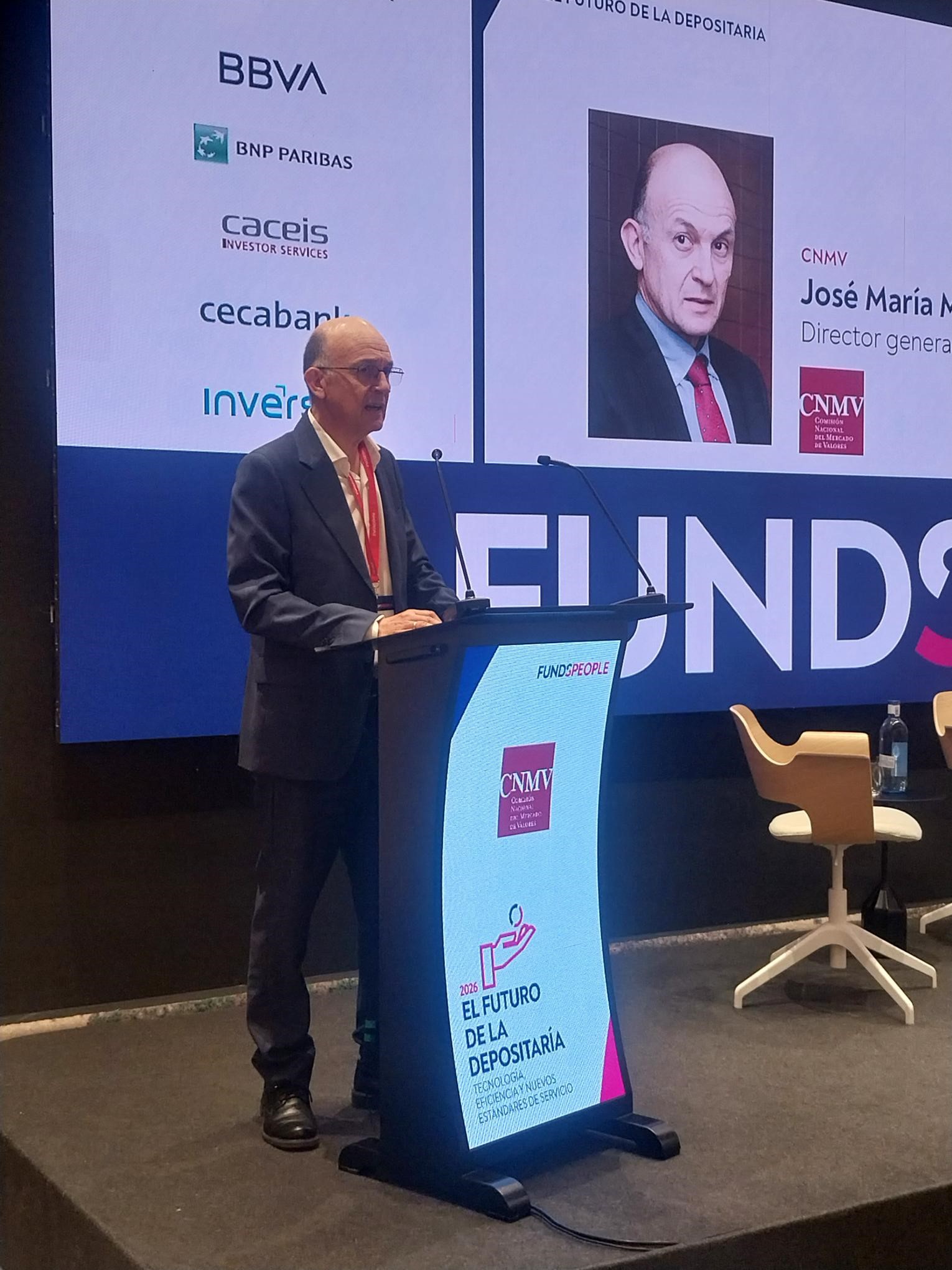 Jose María Marcos interviene en el evento “el futuro de la Depositaría 2026”
