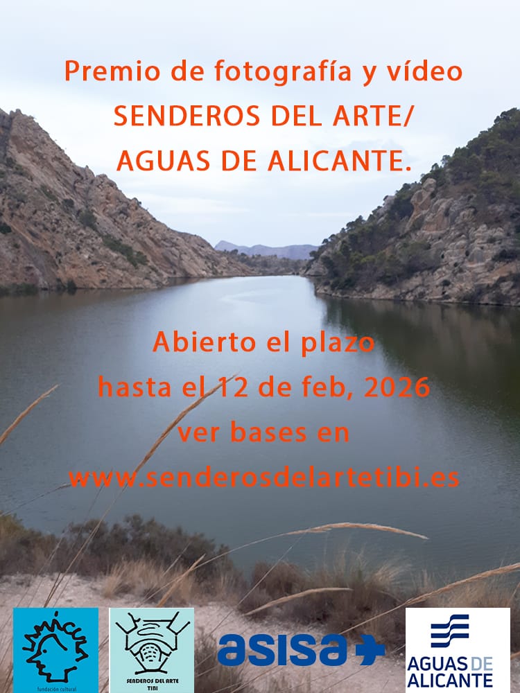 Premio de fotografía y video senderos del arte/aguas de alicante
