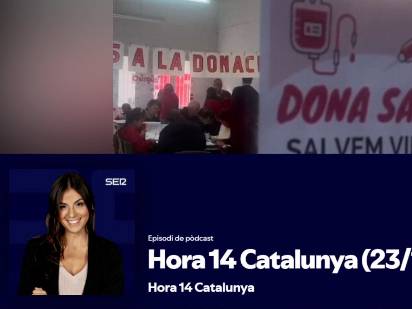 Reportatge sobre la campanya de donació de sang de Vedruna Balaguer.
