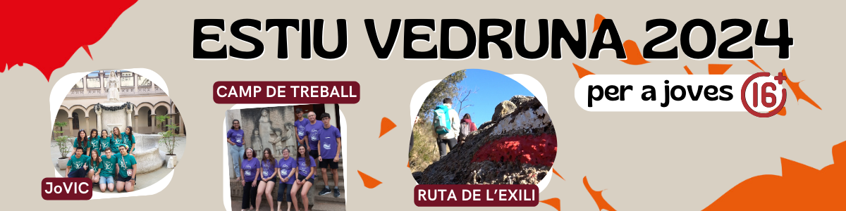 Estiu 2024 per a joves Vedruna