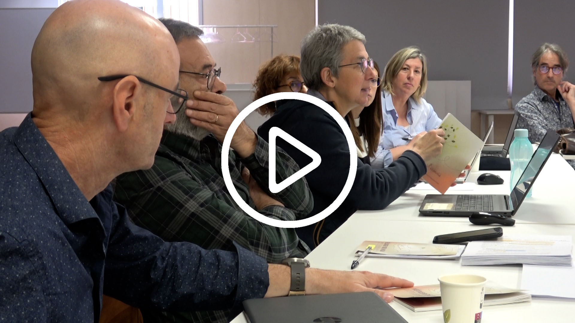 Trobada d'equips a la Fundació.