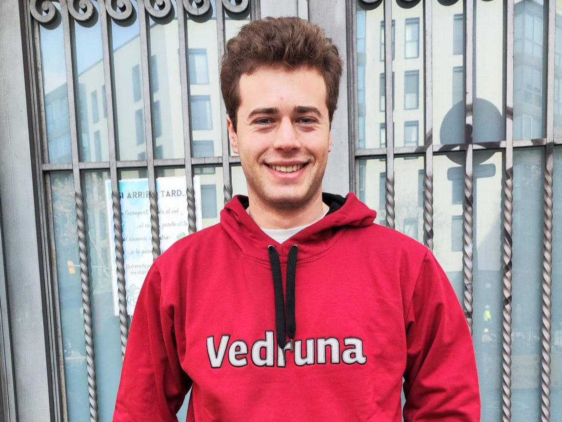 Ben R. Sheres, l'alumne del Massachusetts Institute of Technology (MIT), a Vedruna Immaculada Barcelona.