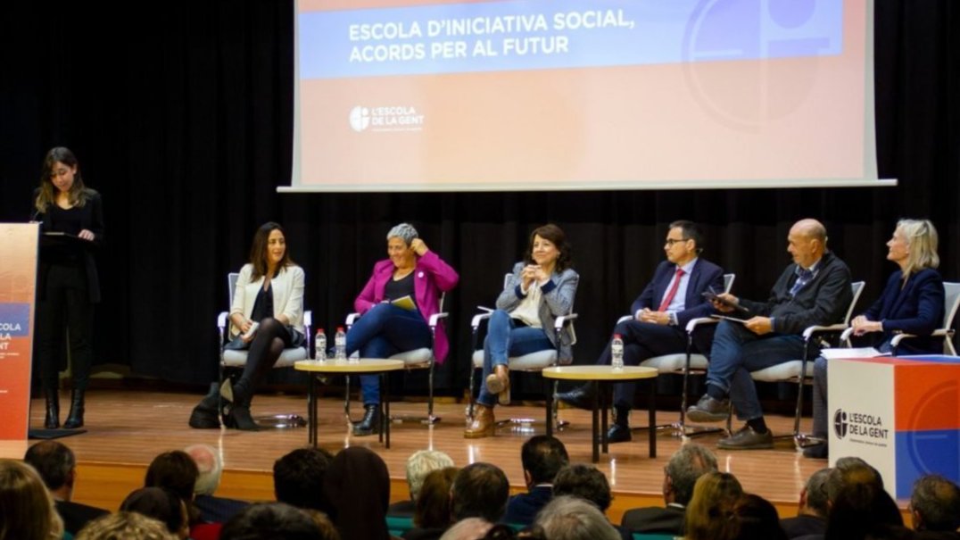 Representants polítics al debat sobre educació.
