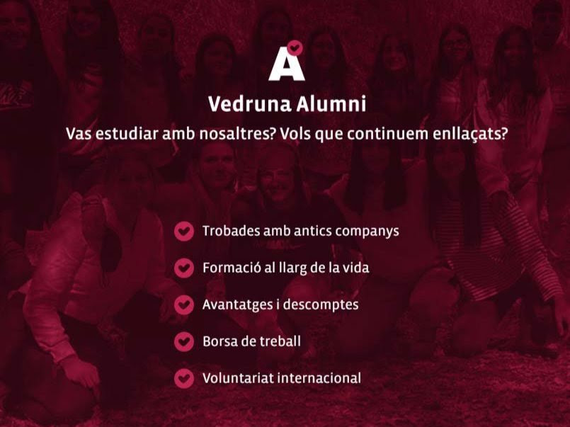 Nova plataforma Vedruna Alumni