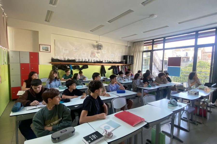 Una classe a Vedruna Vilafranca