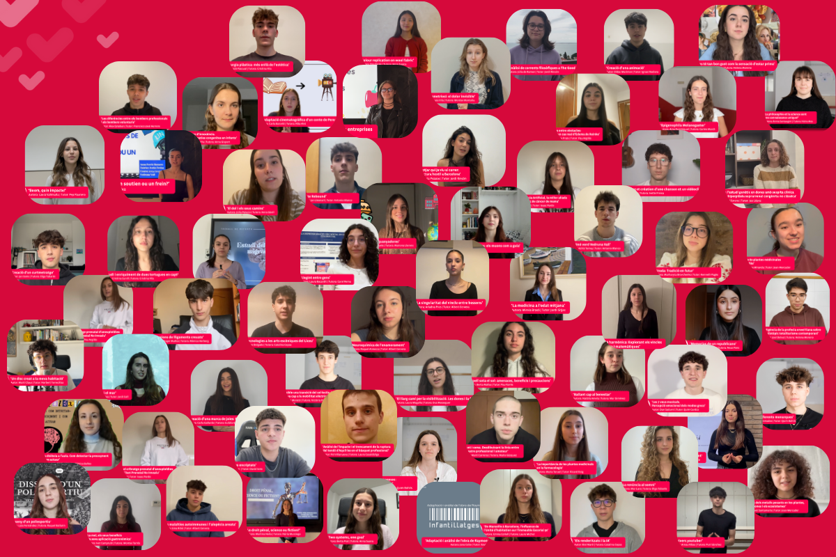 Alumnes de l’edició 2025 de Recerques.