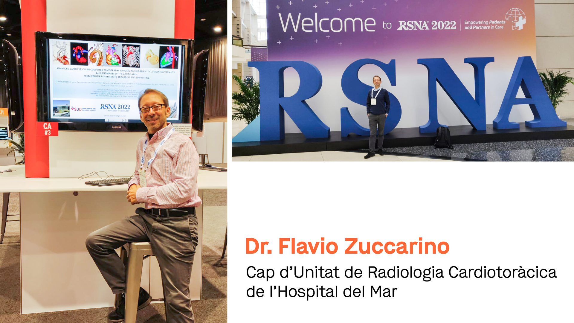 Dos treballs del Servei de Radiologia, premiats al congrés de la Radiological Society of North America