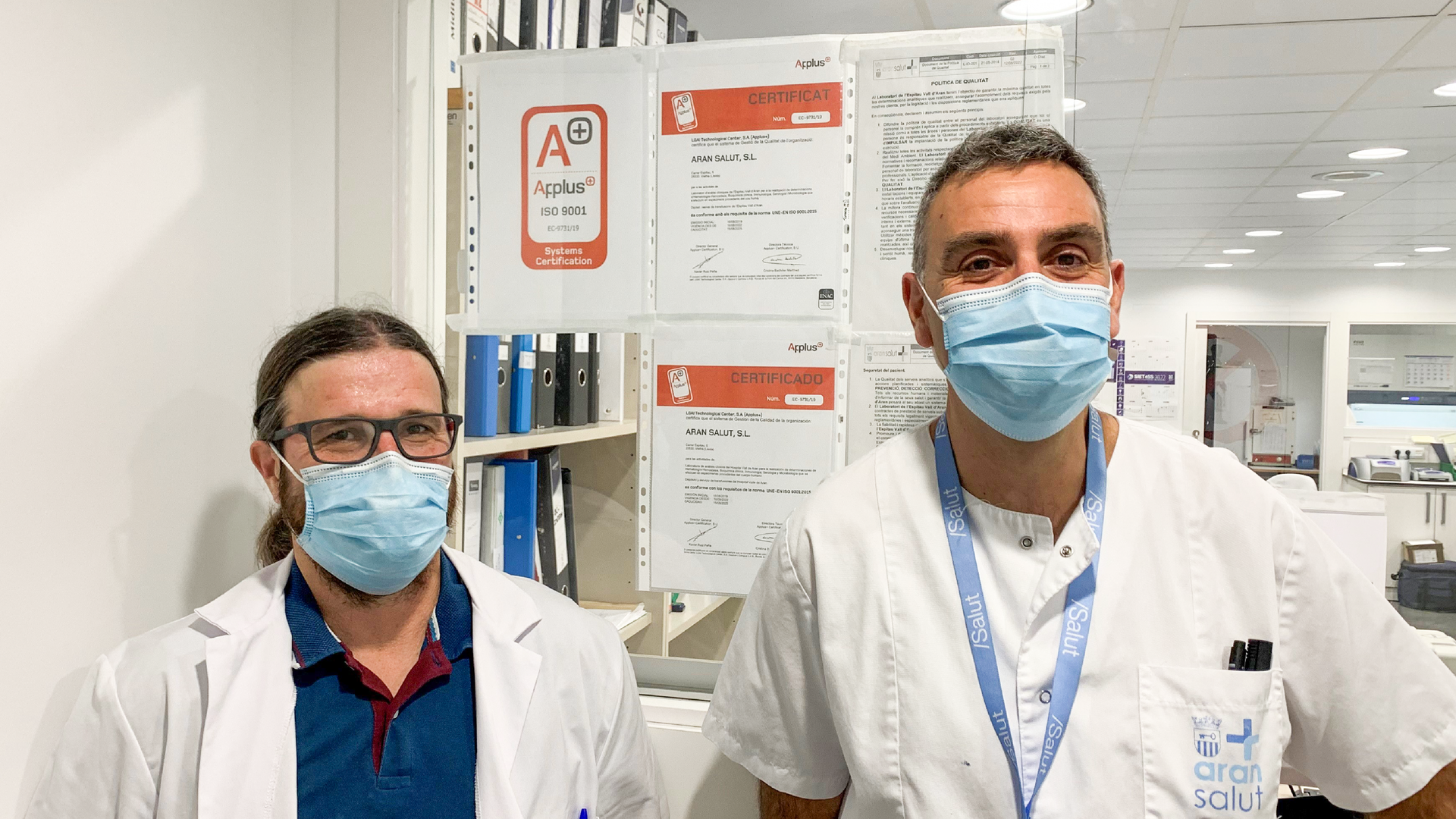 El laboratori de l’Espitau Val d’Aran aconsegueix la certificació de l’ISO 9001