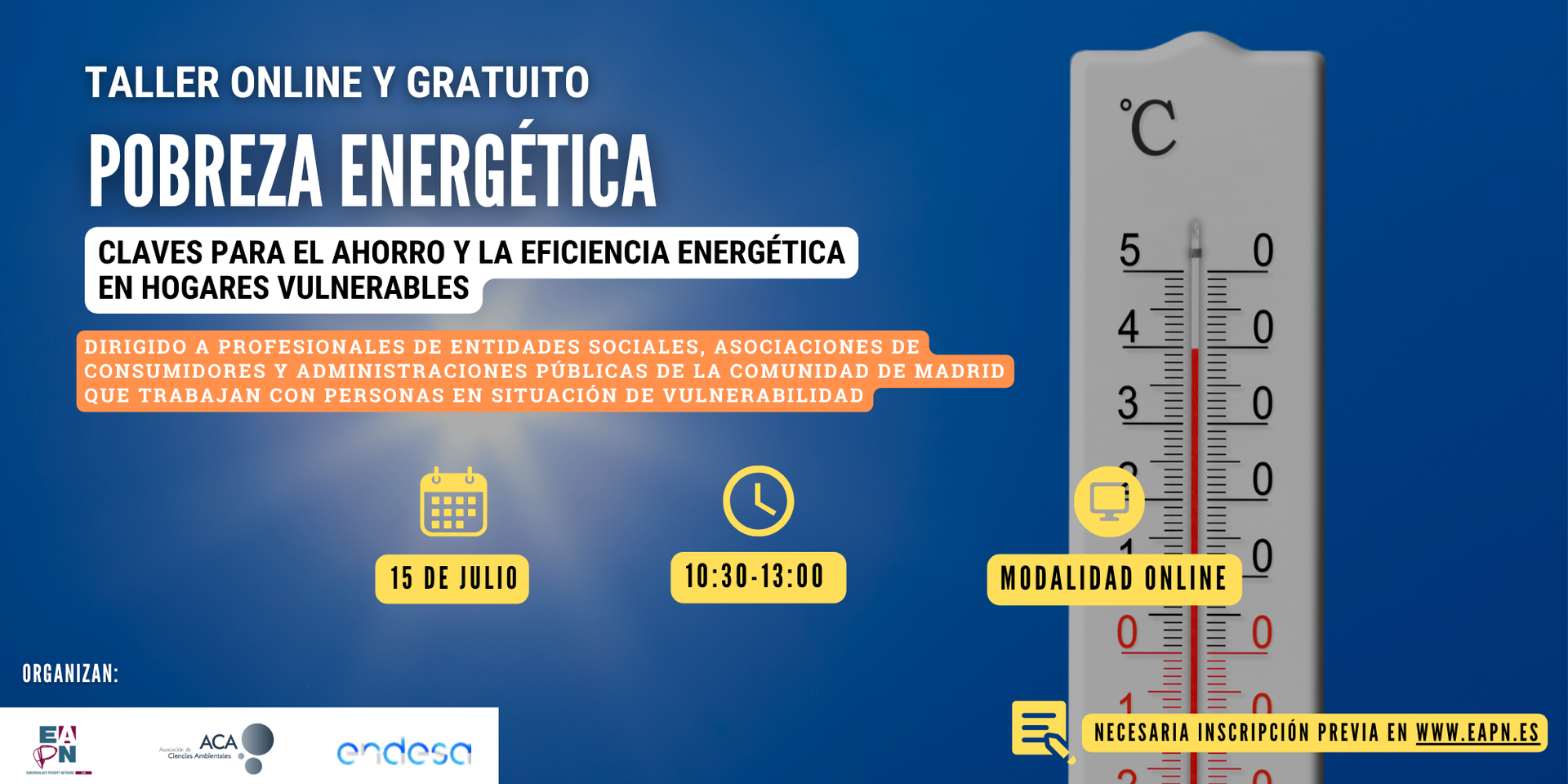 Taller Pobreza energética Madrid