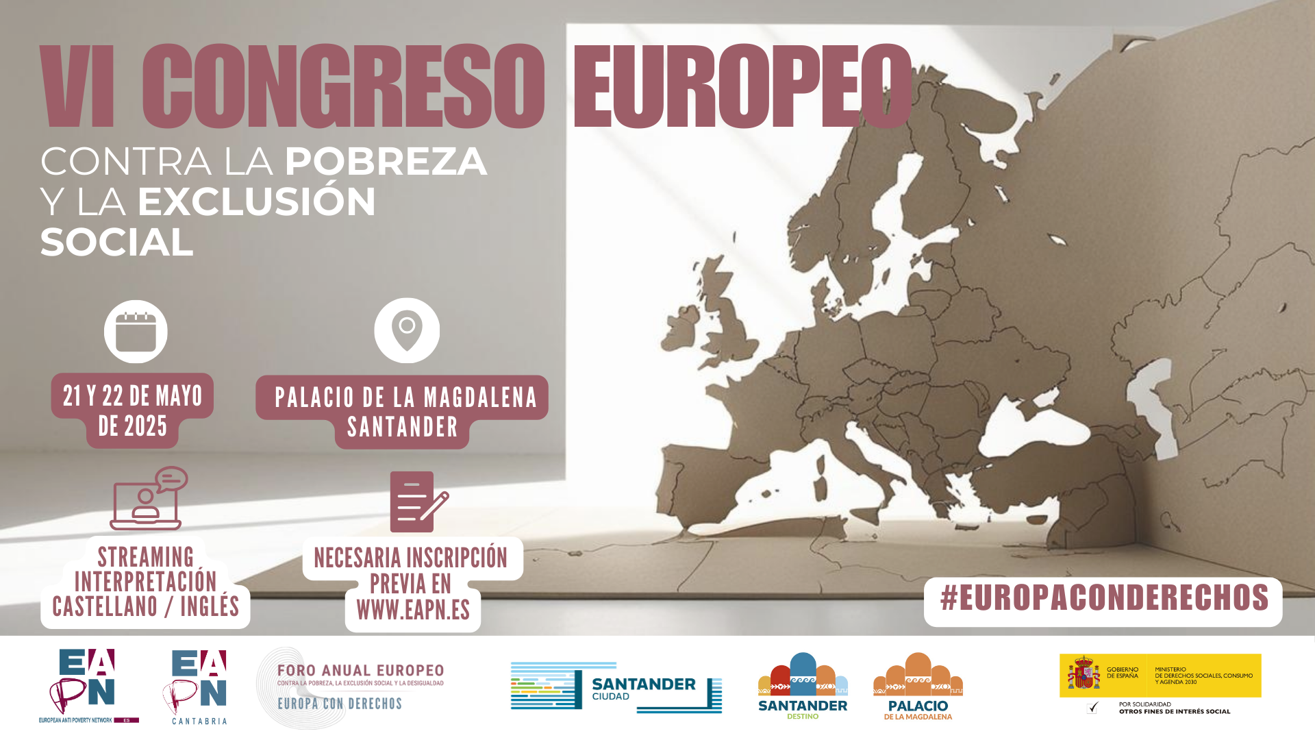 VI Congreso Europeo contra la Pobreza