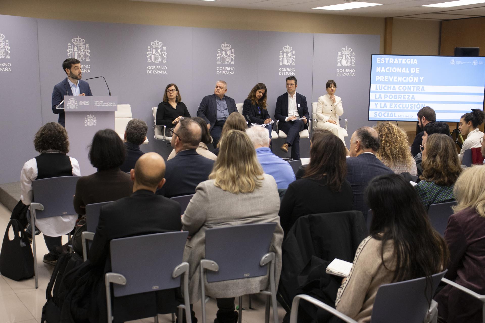 Presentación de la nueva Estrategia Nacional contra la Pobreza