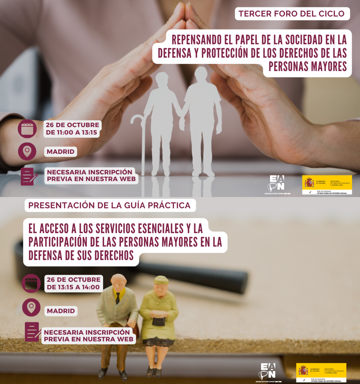 Tercer Foro Mayores y guía