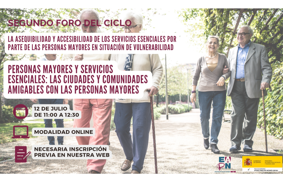 Foro Personas mayores y servicios esenciales
