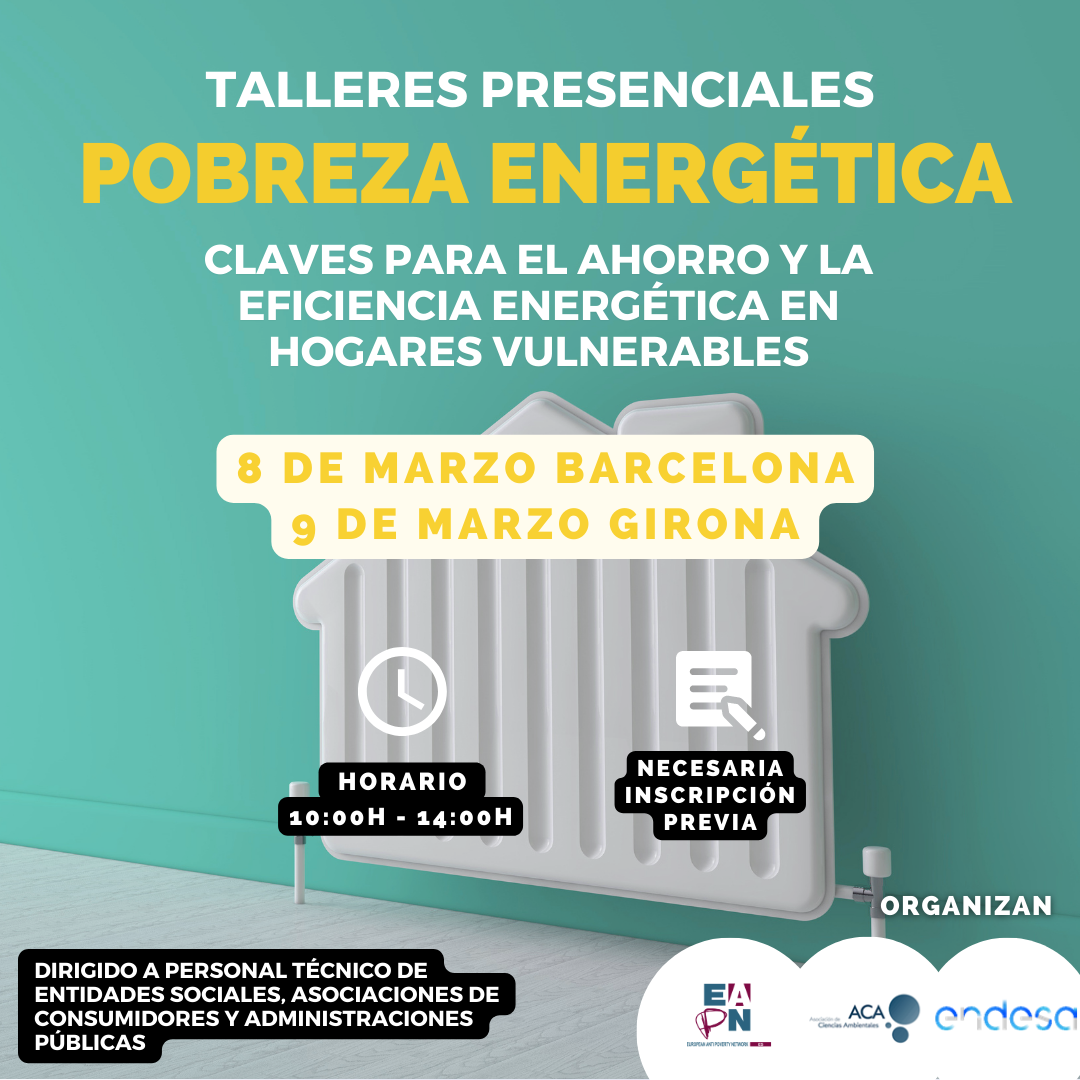 Talleres pobreza energética Catalunya