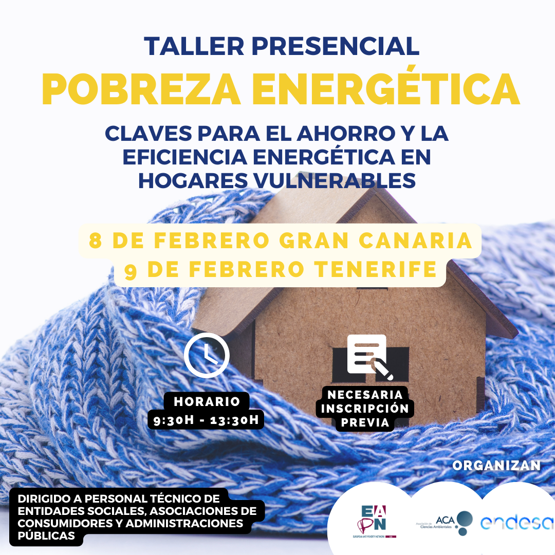 Talleres pobreza energética Canarias