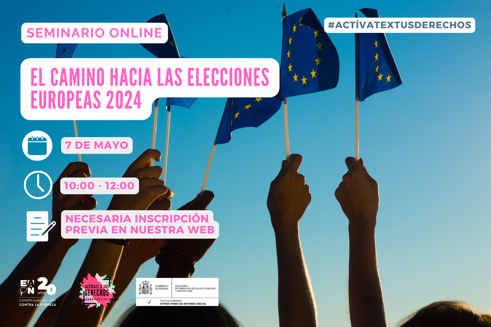 Seminario online 'El camino hacia las Elecciones Europeas 2024'