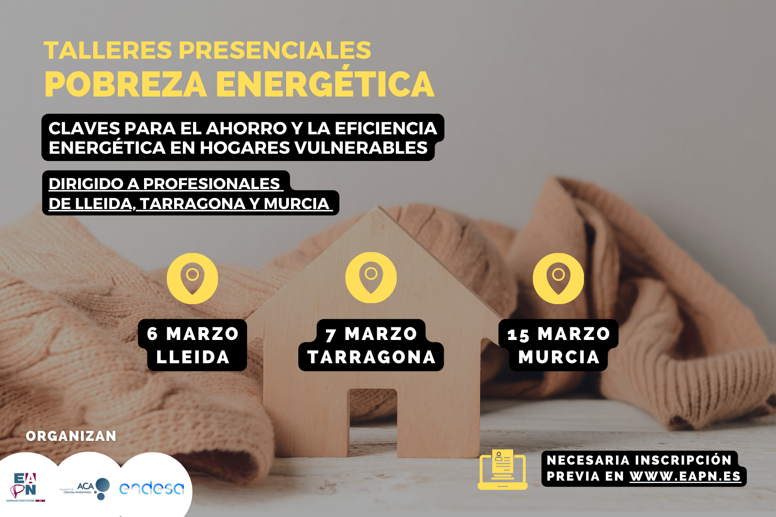 Talleres Pobreza Energética Cataluña y Murcia