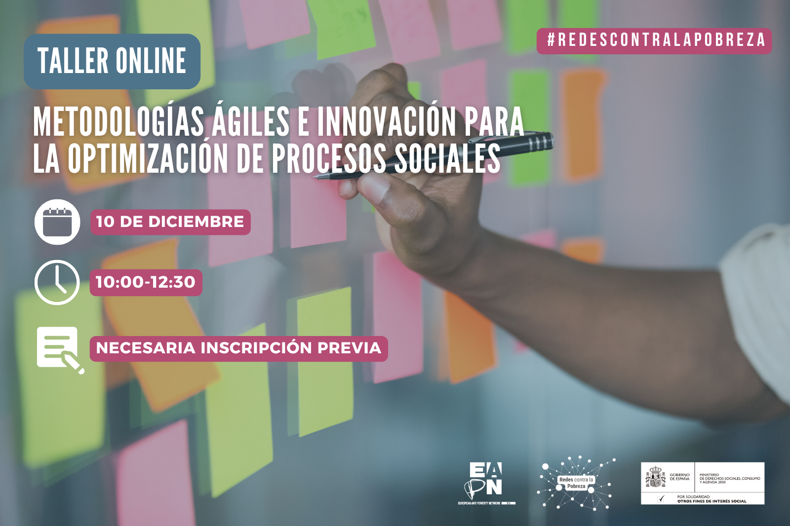 Taller Metodologías ágiles e innovación para la optimización de procesos sociales