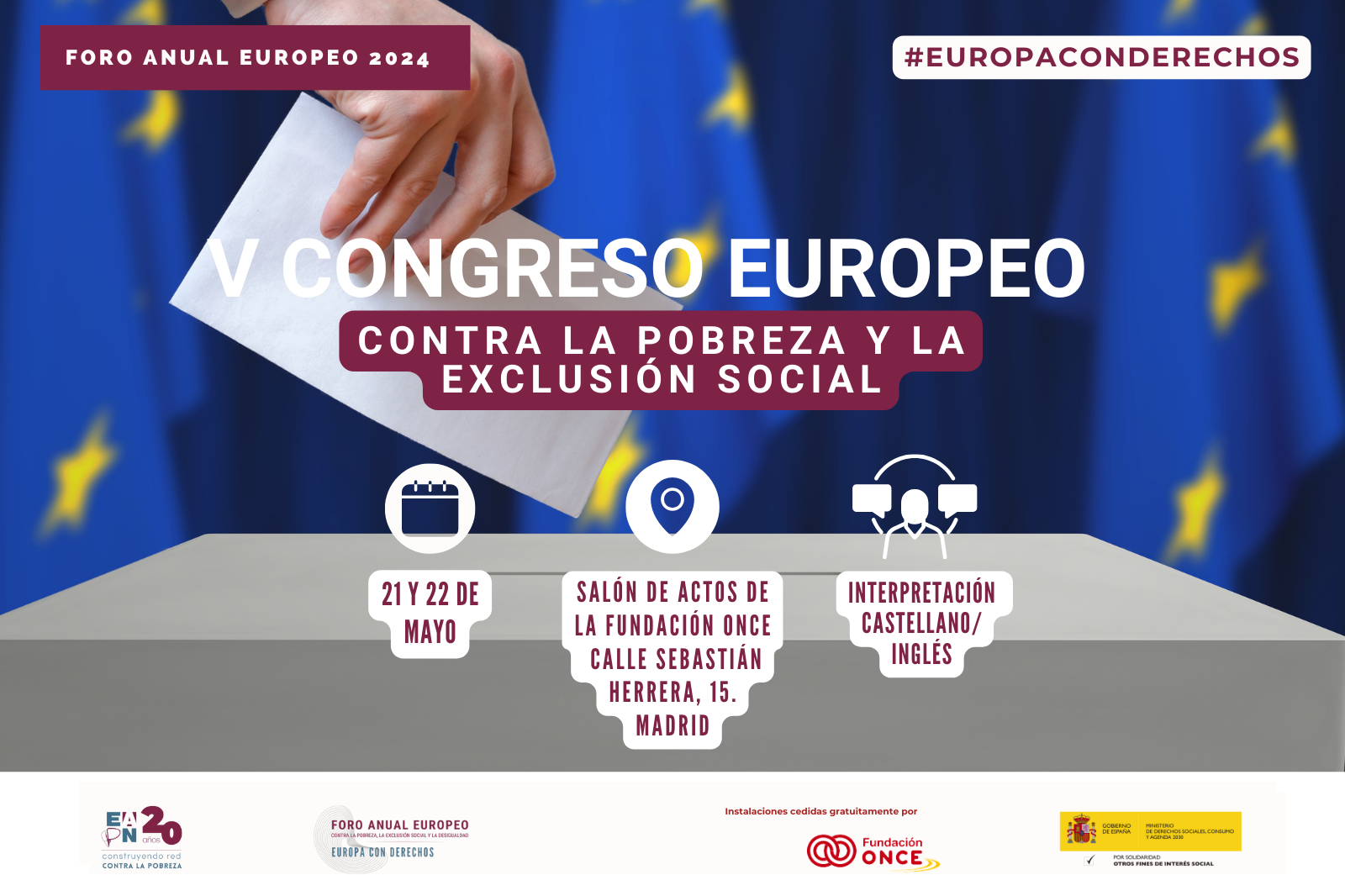 V Congreso Europeo Pobreza y Exclusión Social
