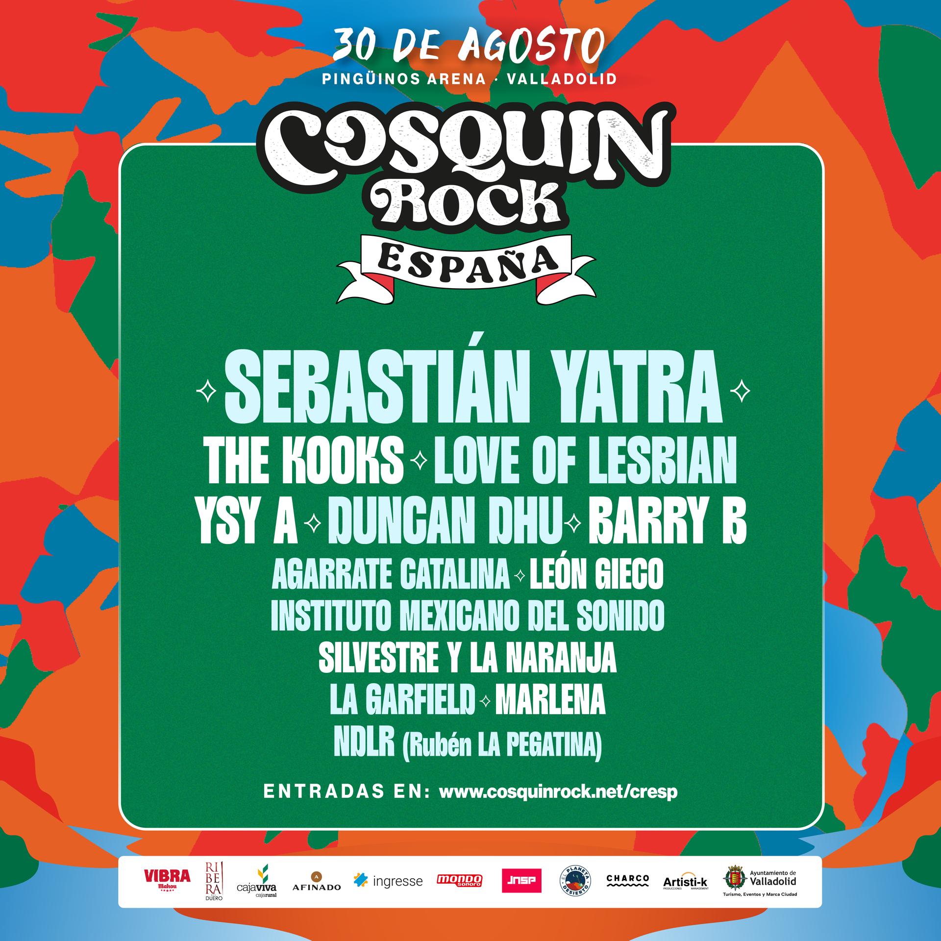 Cartel Cosquín Rock España 2025