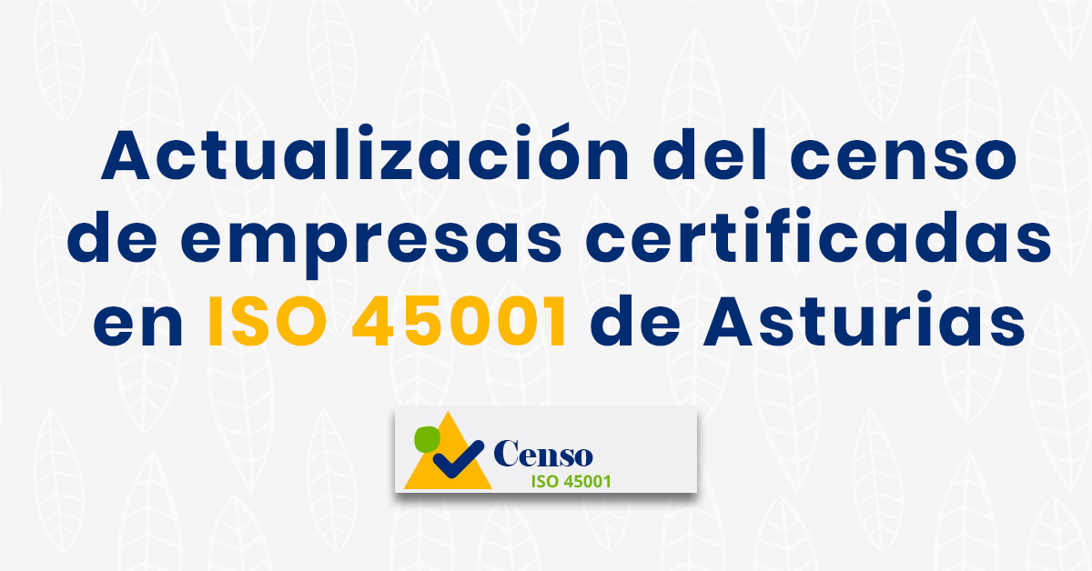 Actualización CENSO ISO 45001