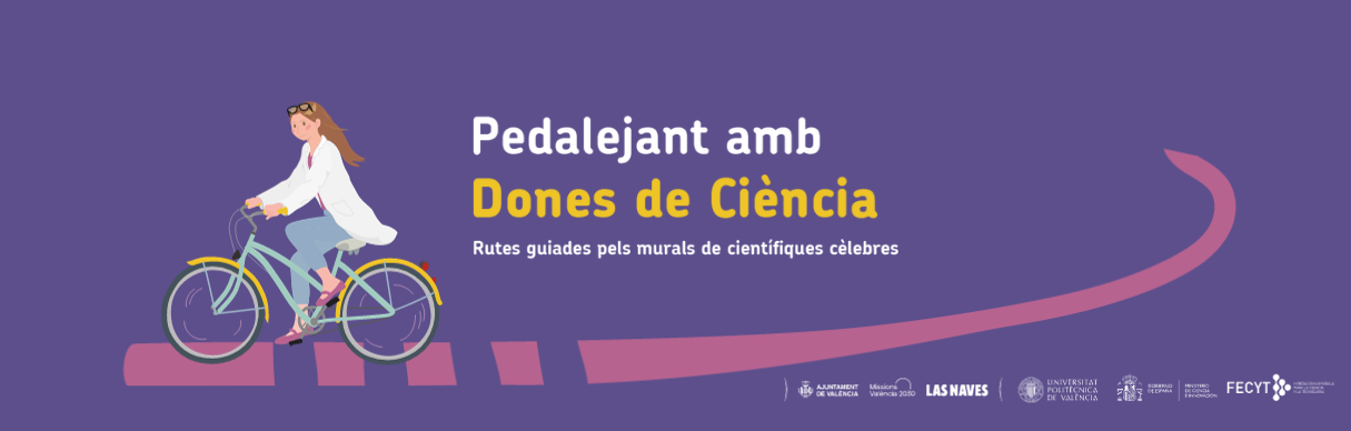 La UPV y el Ayuntamiento de València arrancan la tercera edición de las rutas guiadas en bicicleta por murales de Dones de Ciència