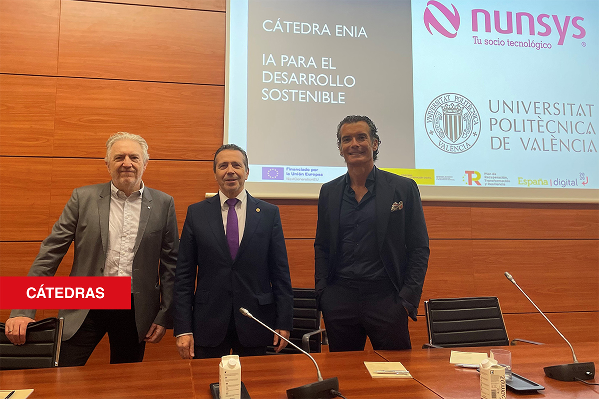 La UPV y Nunsys Group presentan la Cátedra IA-UPV para formar a la nueva generación de expertos en IA sostenible