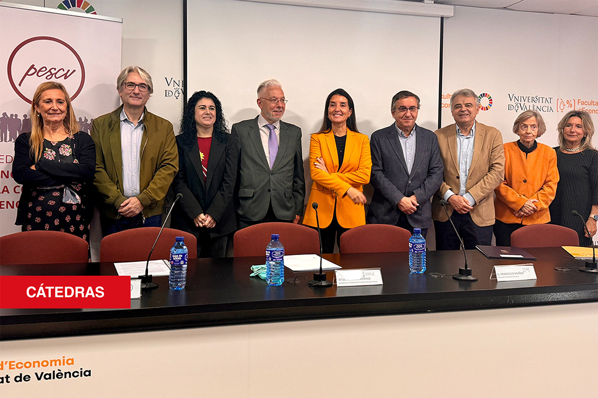 La UV y GVA presentan la Cátedra de Política Económica y Social de la Comunitat Valenciana