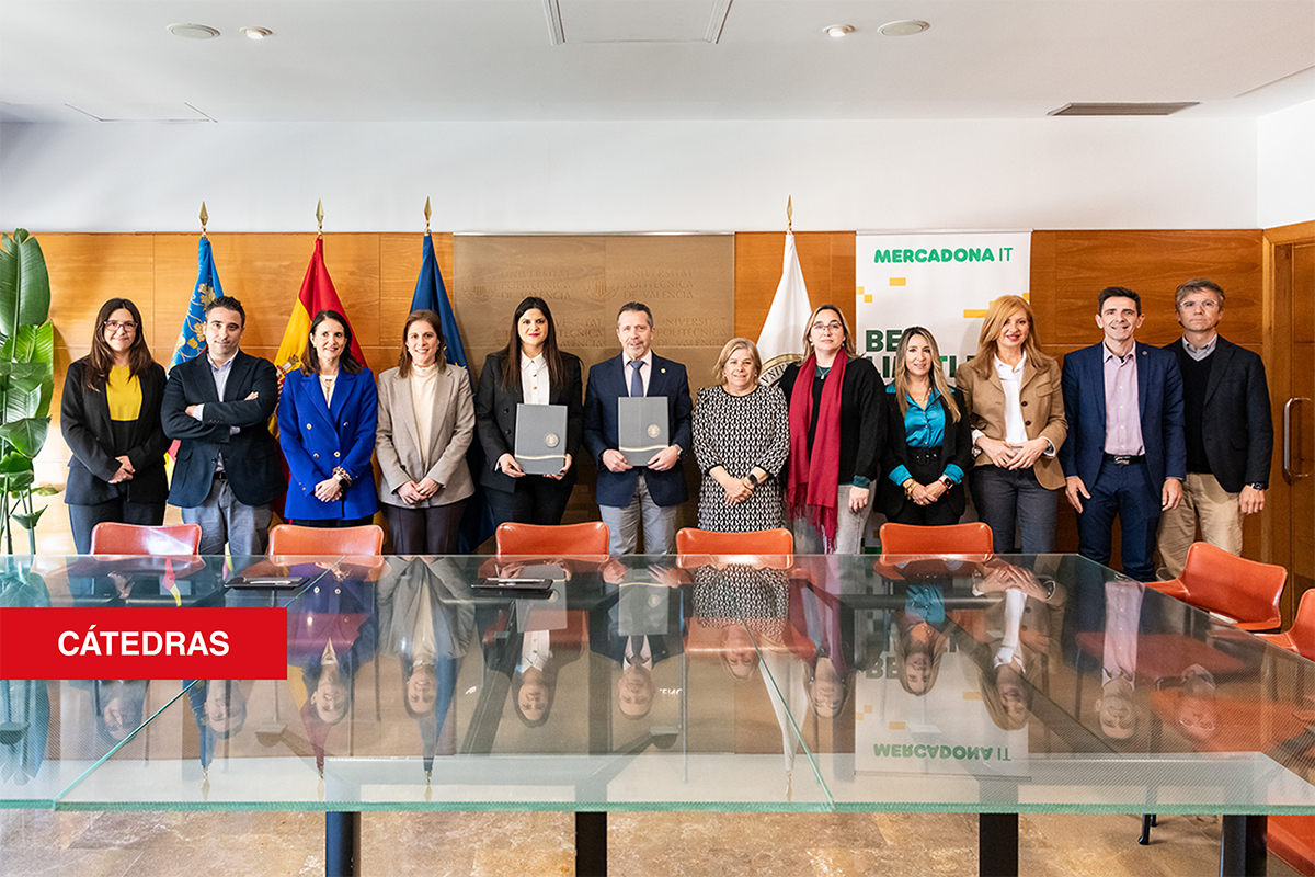 Mercadona y la UPV firman una cátedra para contribuir a la formación del talento tecnológico