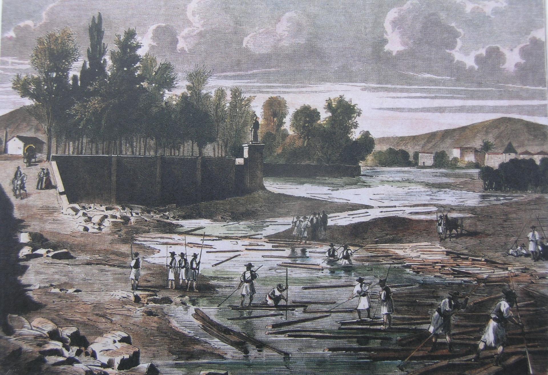 Maderadas y gancheros. Los caminos del agua