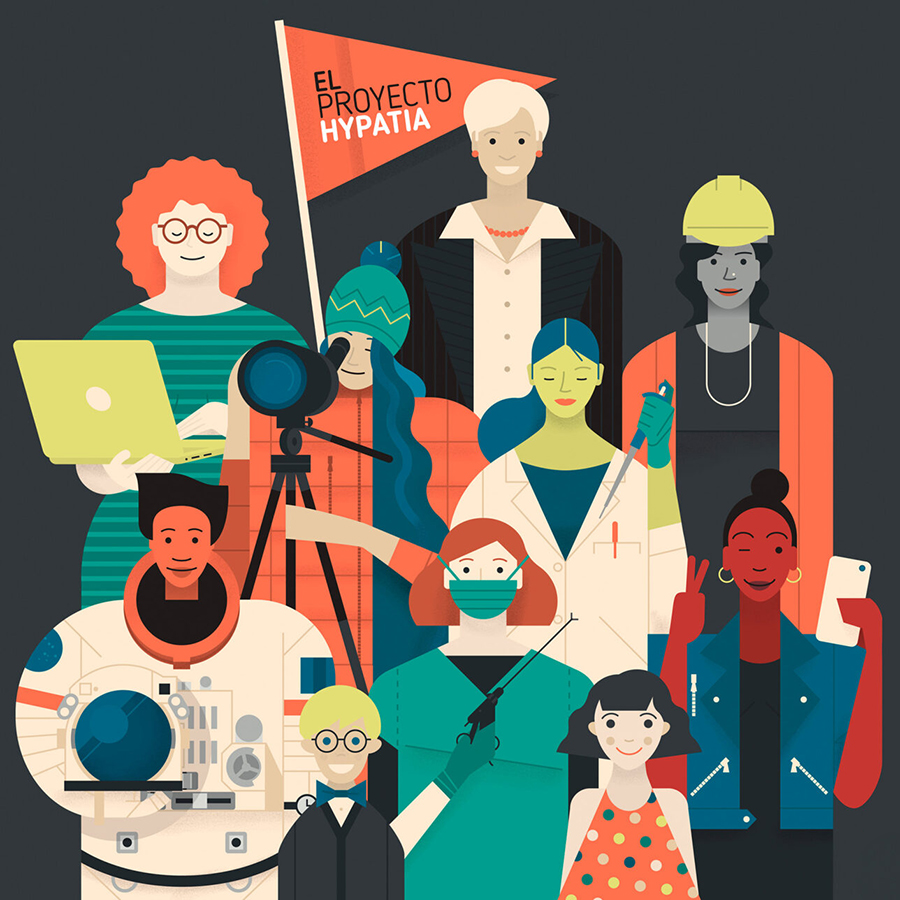 Exposición «Las chicas somos guerreras… y también ingenieras (y científicas, tecnólogas, matemáticas…)»