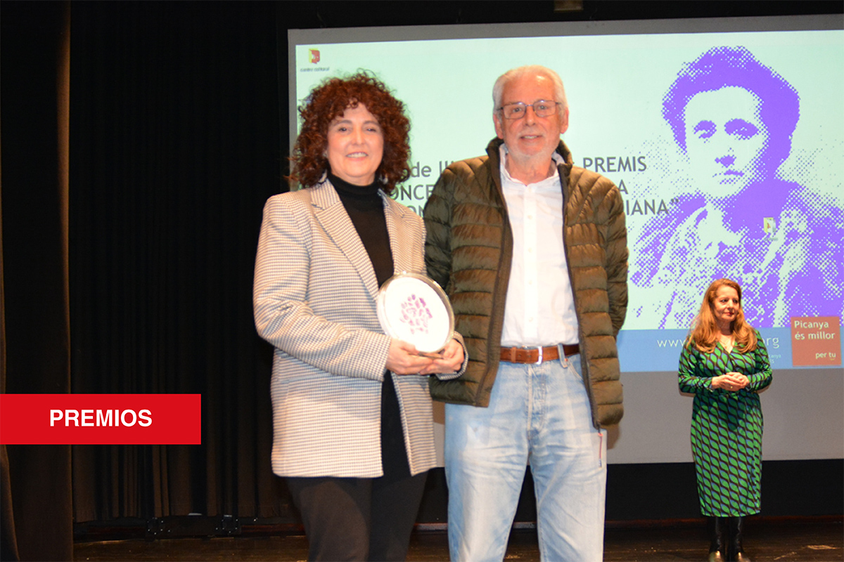 Azucena García, reconocida con el premio «Concepción Aleixandre» del Ayuntamiento de Picanya, por su trayectoria investigadora