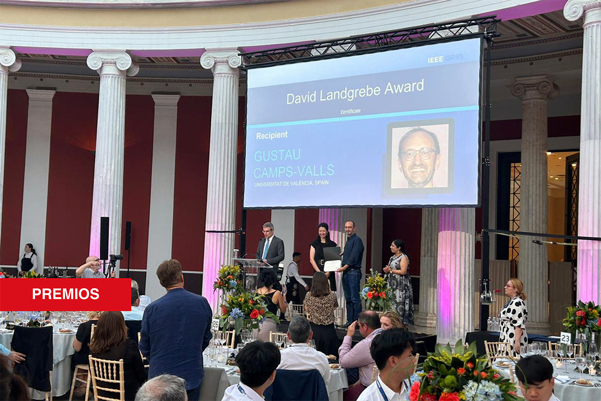 Gustau Camps, galardonado con el IEEE David Landgrebe Award 2024