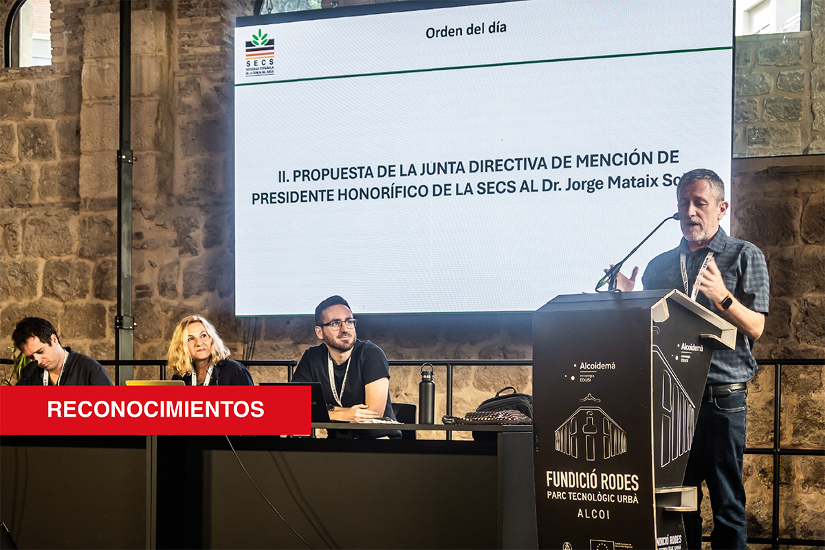 Jorge Mataix Solera, presidente honorífico de la Sociedad Española de la Ciencia del Suelo (SECS)