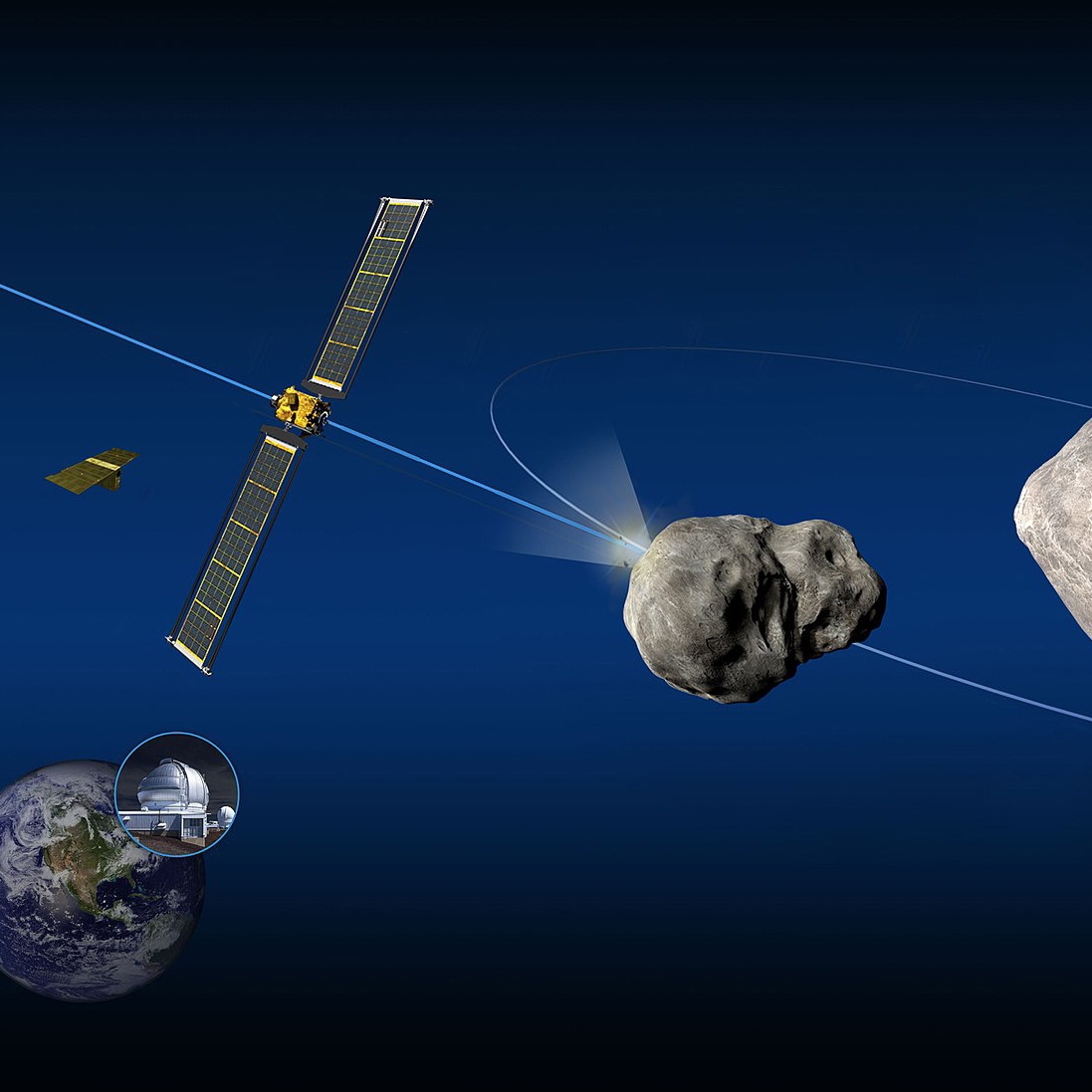 El análisis de las imágenes tomadas en la misión DART de la NASA revela que el satélite Didymos no tiene la típica forma de peonza