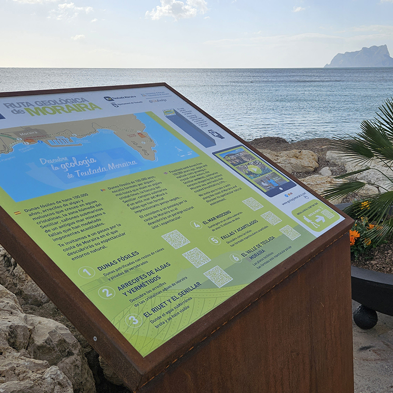 La UA presenta la Ruta Geológica de Moraira